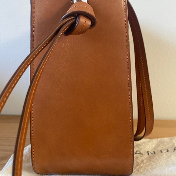 Loeffler Randall Mackenzie Woven Leather Crossbody - Timber brown - Picture 7 of 10